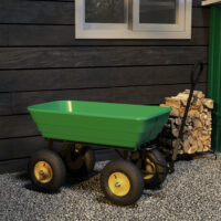 Gartenwagen Handwagen mit Kippfunktion 200kg 75L Kunststoffwanne