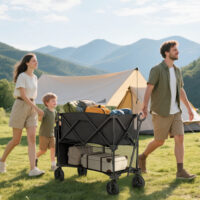 Gartenwagen Transportwagen mit herausnehmbarer Plane 200kg