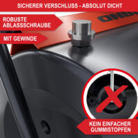 Gartenwalze mit 50cm Breite für gleichmäßige Rasenpflege und Saatgut-Einarbeitung.