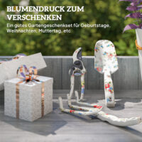Gartenwerkzeug Set 3-teilig mit Kelle Rechen und Schere Metall