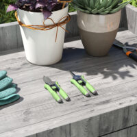 Gartenwerkzeug Set mit Gartenschere und Astschere Edelstahl
