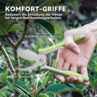 Gartenwerkzeug Set mit Gartenschere und Astschere Edelstahl