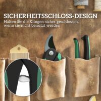 Gartenwerkzeug Set mit Gartenschere für Gartenarbeit Metall