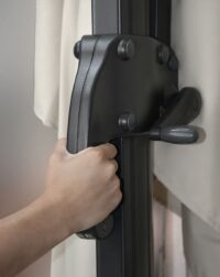 Gastronomie-Ampelschirm 3x3m Flap creme-grau ohne Ständer