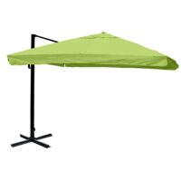 Gastronomie-Ampelschirm 3x3m Flap grün ohne Ständer