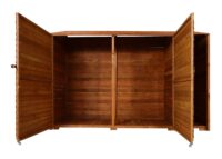 Geräteschuppen aus Holz natur geräumig MVG-zertifiziert 180x250 cm