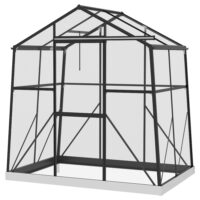 Gewächshaus Aluminium 131x192x203cm Treibhaus 2.51m²