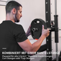 Gewichtsplatten Set für Hanteltraining und Fitness 30kg