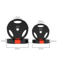 Gewichtsplatten Set für Hanteltraining und Fitness 30kg