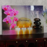 Glasbild Wandbild Poster Harmony 40x60 cm fürs Wohnzimmer