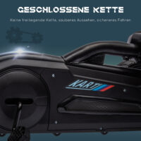 Go-Kart Tretfahrzeug mit Handbremse Outdoor für Kinder 3-8 Jahre