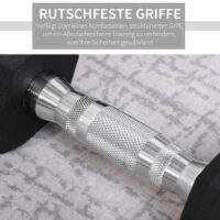 Gummihanteln Hexagon 2x 4 kg, ideal für Krafttraining und Fitness, langlebig und rutschfest.