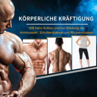 Schwarze Hexagon Gummihanteln 17,5kg für Krafttraining.