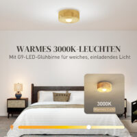 Deckenleuchte Hängelampe Boho rund mit Hanfseil LED geeignet