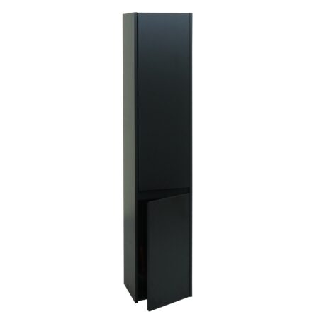 Hängeschrank Badschrank Highboard 2 Türen 3 Fächer 160x33cm schwarz