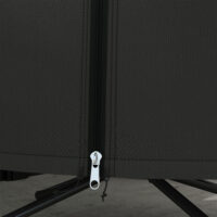 Hängesessel-Abdeckung Ø128x190 cm, wasserdicht mit UV-Schutz, Farbe Schwarz.