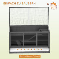 Hamsterkäfig abschliessbar pflegeleicht für Kleintiere aus Holz