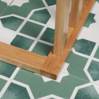 Freistehender Bambus Handtuchhalter mit 3 Stangen für Badetücher