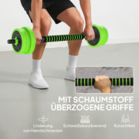 Hantel Set Kurzhantel Langhantel Kettlebell verstellbar 20kg