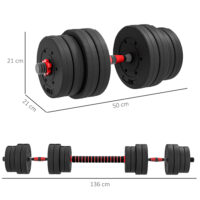 Hanteln Set Kurzhantel Langhantel verstellbar für Krafttraining 30kg