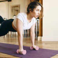 Hantelset Kurzhanteln 6-teilig für Fitness Training aus Stahl