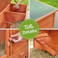 Hasenstall Kaninchenstall Mukkel ~ 2 Etagen