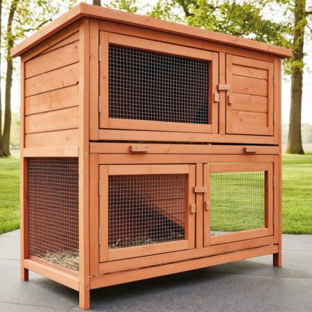 Hasenstall Kaninchenstall Mukkel ~ 2 Etagen