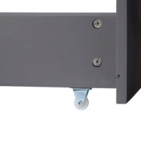 Hausbett Kinderbett 90x200cm aus Holz Grau