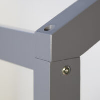 Hausbett Kinderbett 90x200cm aus Holz Grau