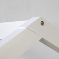 Hausbett Kinderbett 90x200cm aus Holz Weiss