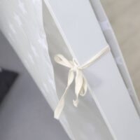 Hausbett Kinderbett 90x200cm aus Holz Weiss