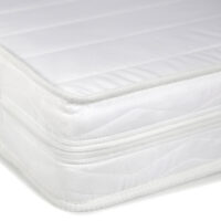 Hausbett Kinderbett 90x200cm aus Holz Weiss-Grau