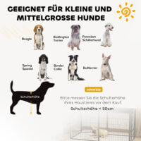 Welpenzaun Erweiterung 2er-Set für Hunde und Welpen aus Stahl grau