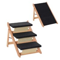Haustiertreppe 2-in1 Hunderampe Katzentreppe