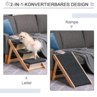 Haustiertreppe 2-in1 Hunderampe Katzentreppe