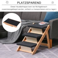Haustiertreppe 2-in1 Hunderampe Katzentreppe