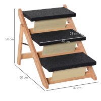 Haustiertreppe 2-in1 Hunderampe Katzentreppe