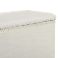 Weiße Haustiertreppe, 40x54x48cm.