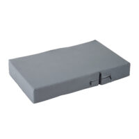 Graue, klappbare Haustiertreppe, 45x39x20cm.