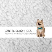 Weiße 3-stufige Haustiertreppe mit Kratzbaum für Katzen & Hunde.