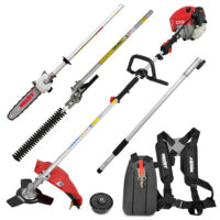 HECHT 4in1 Multitool mit Freischneider, Trimmer, Heckenschere und Hochentaster