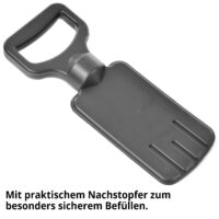 HECHT 625 Elektro-Gartenhäcksler mit 40-Liter-Fangsack und 2500 Watt Leistung