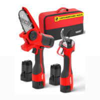 Hecht Akku Baumpflegeset FlexCut 2in1 – Astschere & Mini-Kettensäge kabellos