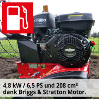 HECHT Benzin Bodenfräse Gartenhacke Gartenfräse 790 BS für die Bodenbearbeitung.