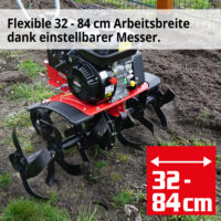 HECHT Benzin Bodenfräse Gartenhacke Gartenfräse 790 BS für die Bodenbearbeitung.
