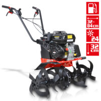 HECHT Benzin Bodenfräse Gartenhacke Gartenfräse 790 BS für die Bodenbearbeitung.