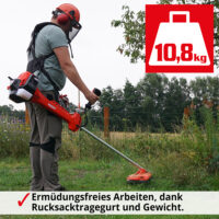 HECHT Benzin Freischneider HECHT 163 mit 3,1 PS Leistung.