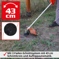 HECHT Benzin Freischneider HECHT 163 mit 3,1 PS Leistung.