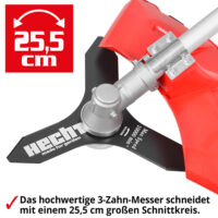 HECHT Benzin Freischneider HECHT 163 mit 3,1 PS Leistung.