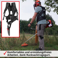 HECHT Benzin Freischneider HECHT 163 mit 3,1 PS Leistung.